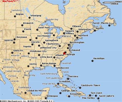 East Coast Usa Map Map