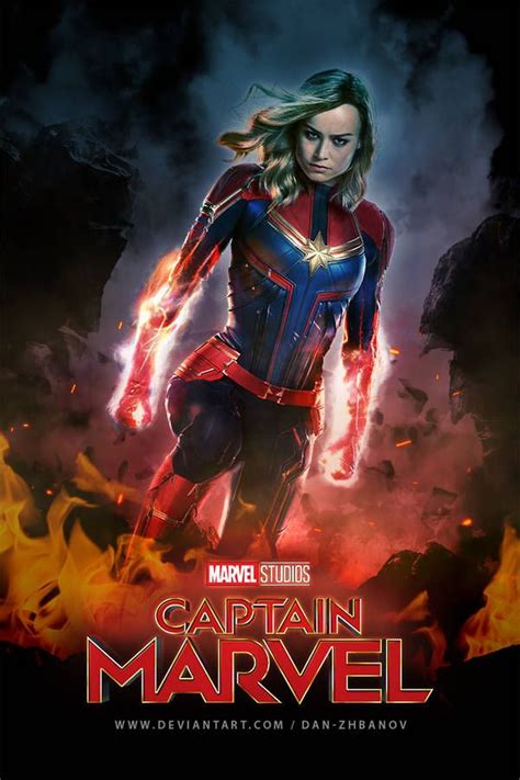 Captain Marvel 2019 By Dan Zhbanov On