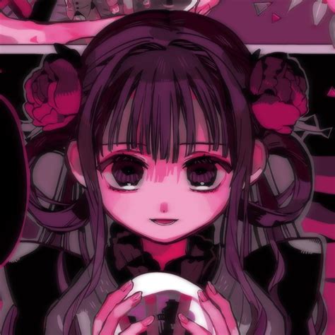 ≡ ꒰ ° Aoi Akane Pfp Icon Pink Dark Tbhk