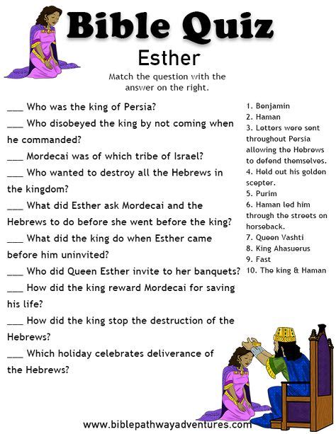 106 Best Esther Bible Lessons Images Esther Bible Bible Lessons