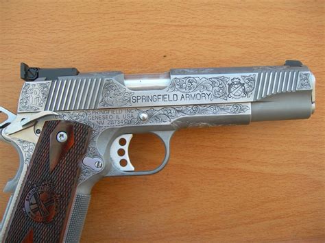 Springfield Armory 1911 Gouse Freelance Firearms Engraving Gun