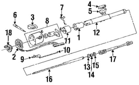 1991 Jeep Wrangler Steering Column Diagram