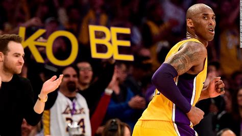 Kobe Bryant S Last Game Lakers Legend Gets Points Cnn