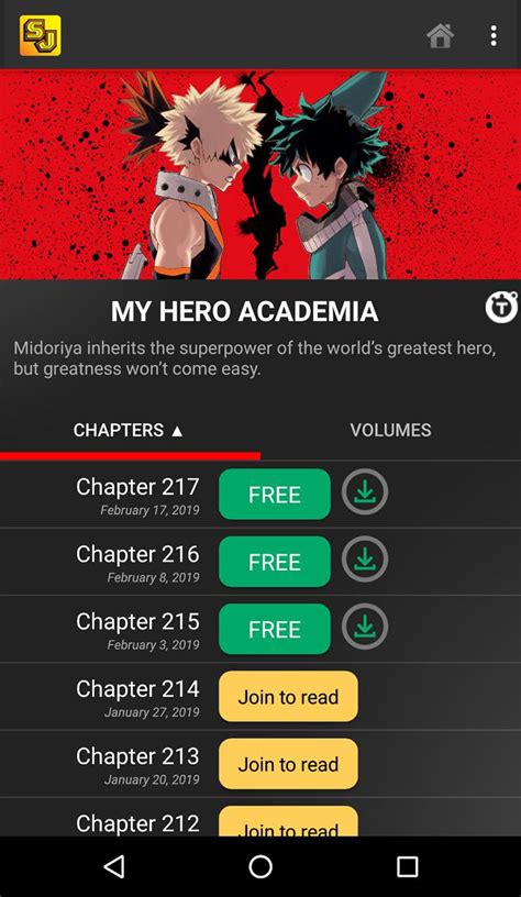 Selecting the correct version will make the shonen jump manga & comics app work better, faster, use less battery power. Shonen Jump for Android - APK Download