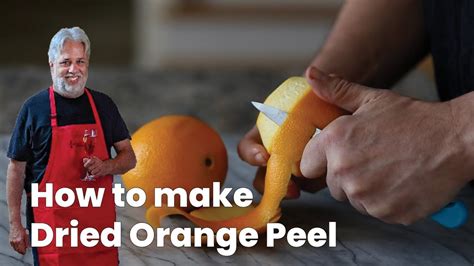 How To Make Dried Orange Peel Youtube
