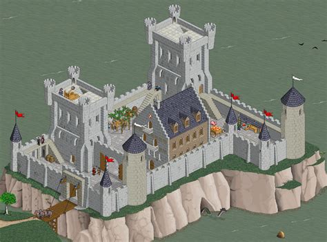 Wallpaper Castle Pixel Art Digital Art 1746x1291 Mrwalrus