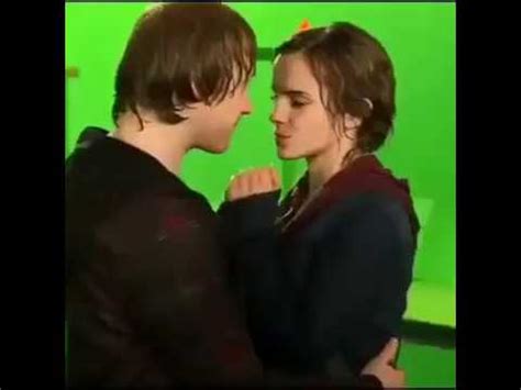 Wow Emma Watson Kissing In Harry Potter Behind The Scenes And Bloopers YouTube