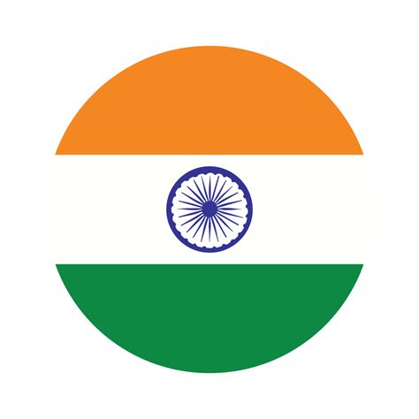 India Asia Circle Country Flag Indian National Icon Free Download