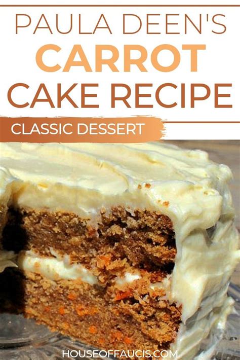 Home desserts cakes & cupcakes carrot cake. Carrot Cake - House of Faucis | Carrot cake recipe food ...