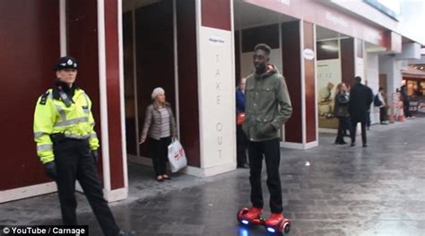 Youtube Video Shows Pranksters Riding Illegal Hoverboard Under Police