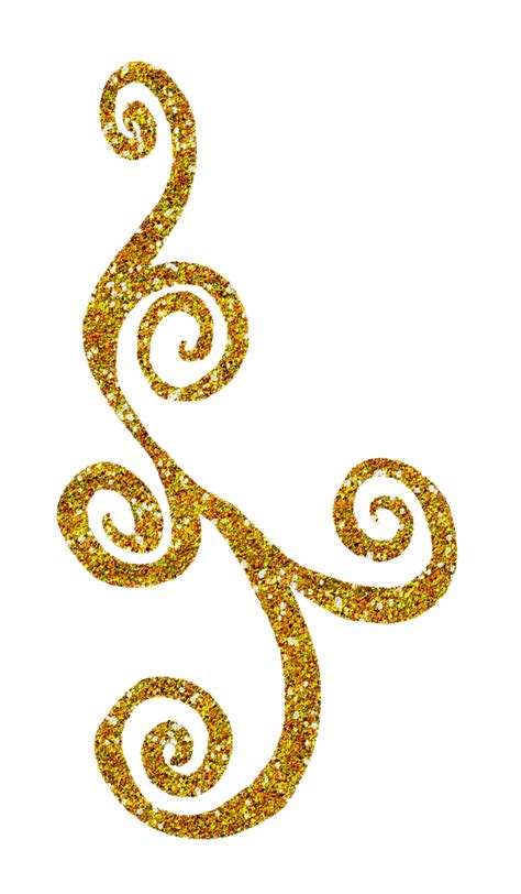 Gold Swirls Png Scarps Clip Art Free Clip Art Scrapbook Clipart