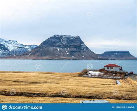 Opposite Side Of Well Known Kirkjufell Iceland Stock Image Image Of Kirkjufell Outdoor