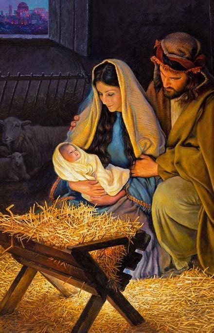 María Y José Con El Niño Jesús Nacimientojesus Christmas Jesus