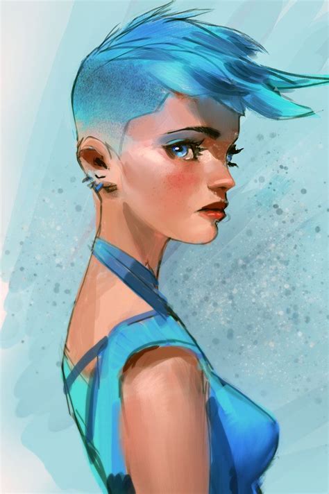 We have 103 images about cartoon characters with blue hair including pictures. Blue Hair High Res by medders | Blue haired girl, Cartoon ...