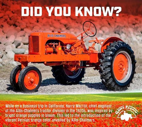 Orange Vintage Tractors Tractors Allis Chalmers Tractors