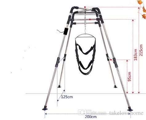 2016 Adult Love Door Swing With Steel Triangle Frame And Spring Sex Swing With Tripod Leather