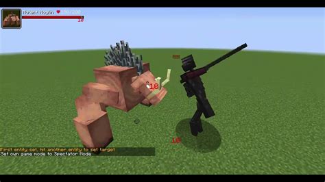 Mutant Hoglin Vs Mutants Of The Nether Minecraft Mobs Battle Youtube