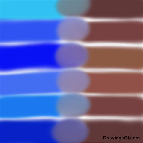 Blue And Brown Make What Color When Mixed Drawings Of