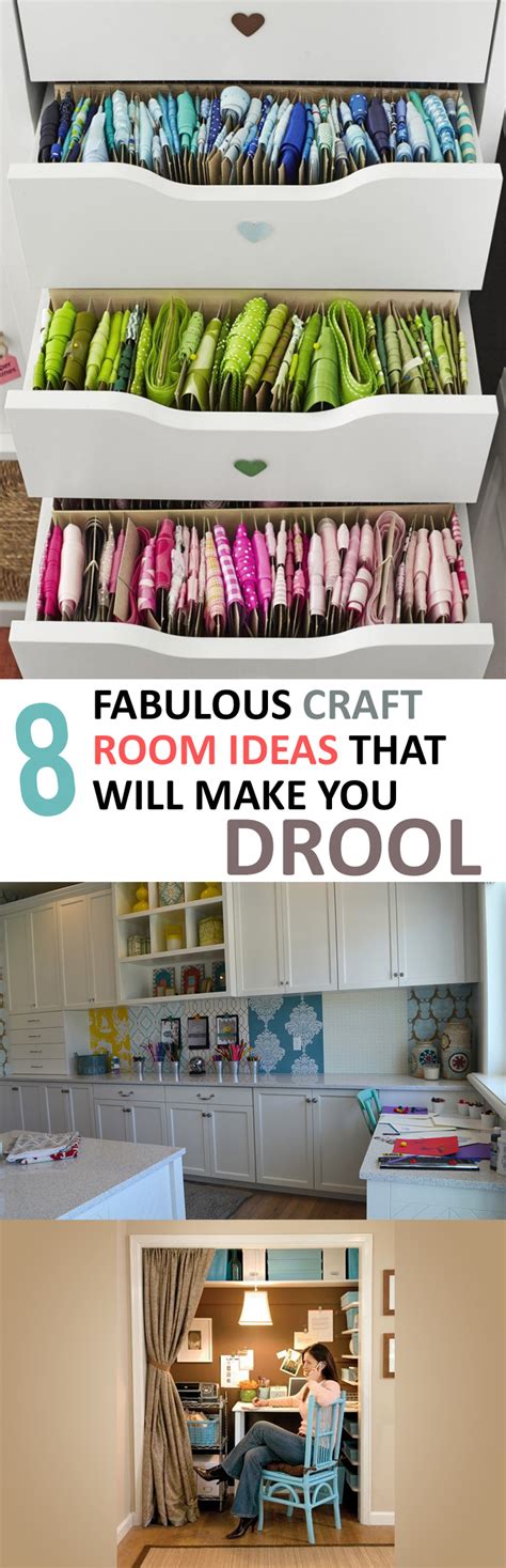 These are amazing rooms for creating crafts, sewing, quilting and more. 8 Fabulous Craft Rooms that Will Make You Drool
