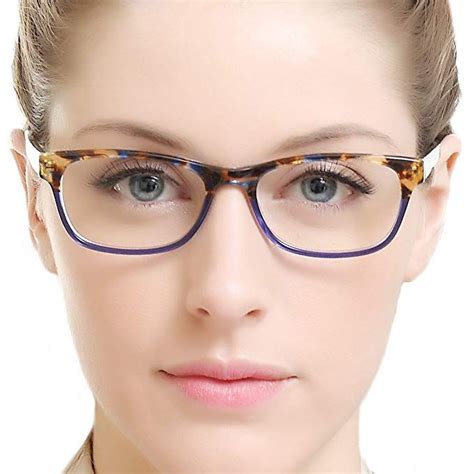 occi chiari rectangle stylish women eyewear frame non prescription optical eyeglasses with clear