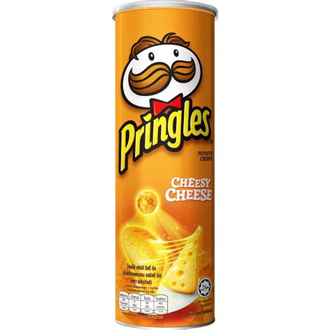 Pringles Potato Crisps Cheesy Cheese 107g Mygroser