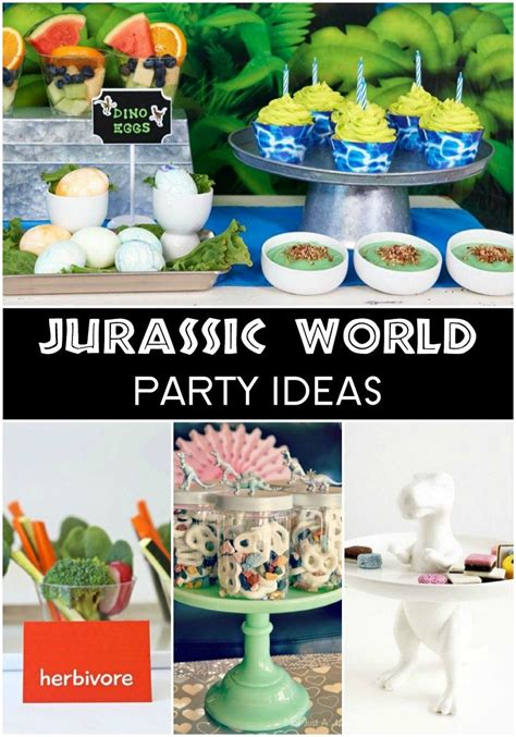 Ours was a combo of jurassic park, jurassic world, and general dinosaurs. Fiesta Friday - Jurassic World Birthday Party Ideas ...