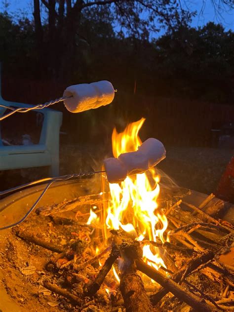Roasting Marshmallows Over Camp Fire Campfire Summer Bucket Lists