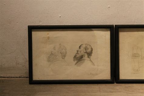 Set Of 6 Engravings Framed Frames And Paintings Stock Antique City