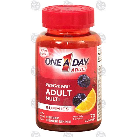 One A Day Adult Vitacraves Adult Multivitamin Gummies 70ct