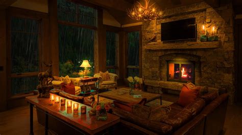 Cozy Living Room Virtual Background