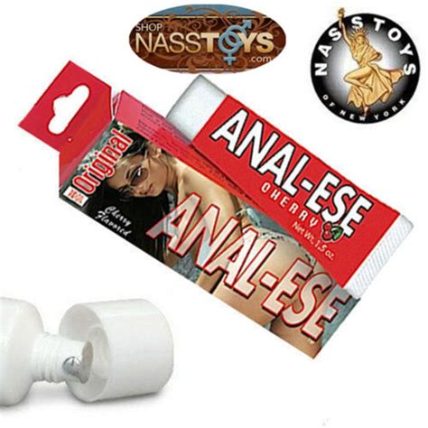 Anal Ese Gel Desensitizing Numbing Anal Lube Ease Cream Cherry Large