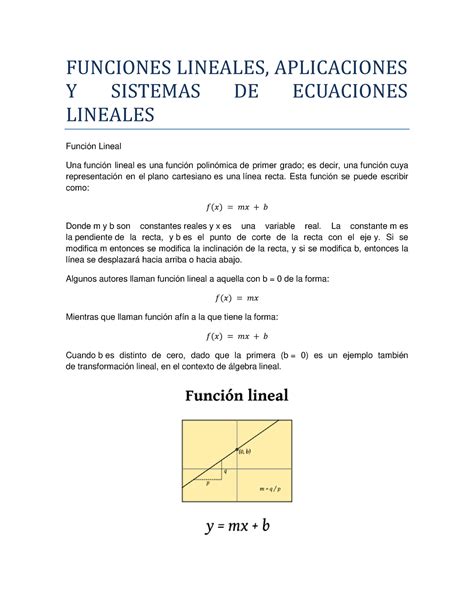 Funciones Y Ecuaciones Lineales Grupo Ejemplos De Funciones En Sexiz Pix