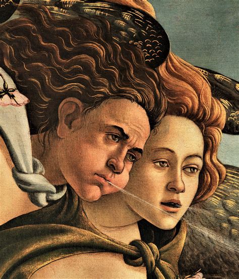Eol From Birth Of Venus By Sandro Botticelli Botticelli Paintings Botticelli Art