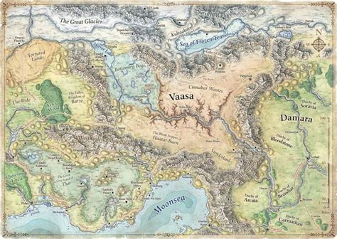 Forgotten Realms Fantasy Maps Dnd World Map Fantasy Map Fantasy