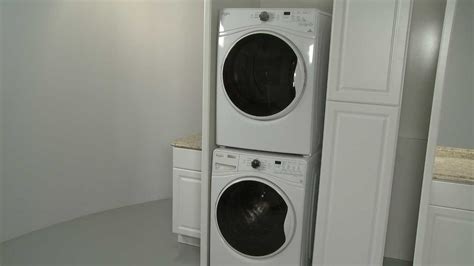 How To Install A Stackable Washer And Dryer In A Tight Space