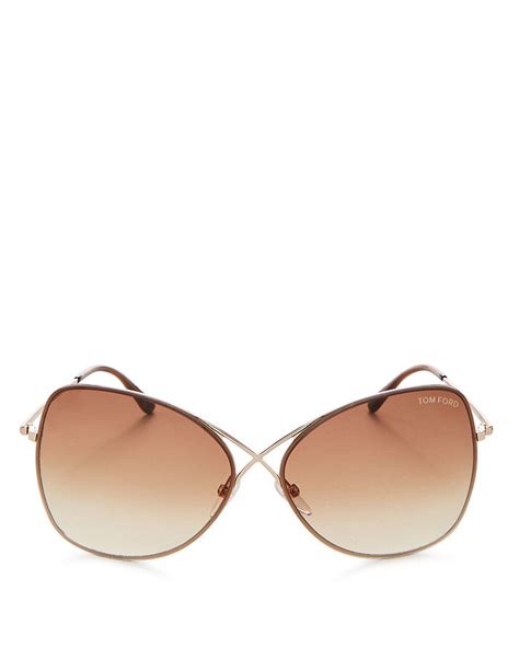 Tom Ford Womens Colette Round Sunglasses 60mm Bloomingdales