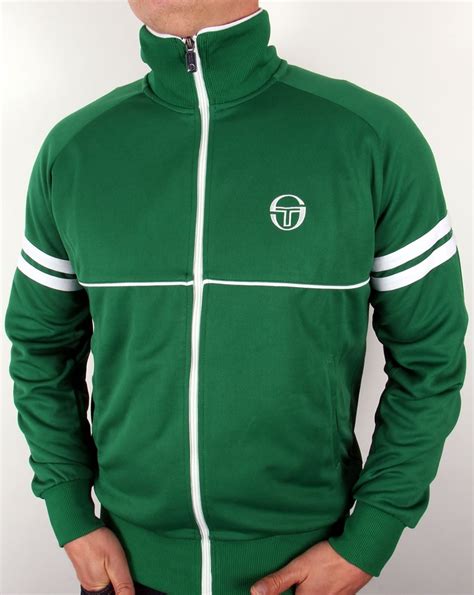 Sergio Tacchini Star Track Top Green Star Tracksuit Top