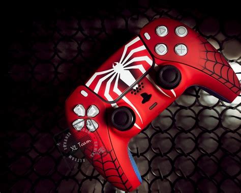 Spiderman Miles Morales Themed Ps5 Custom Dualsense Controller