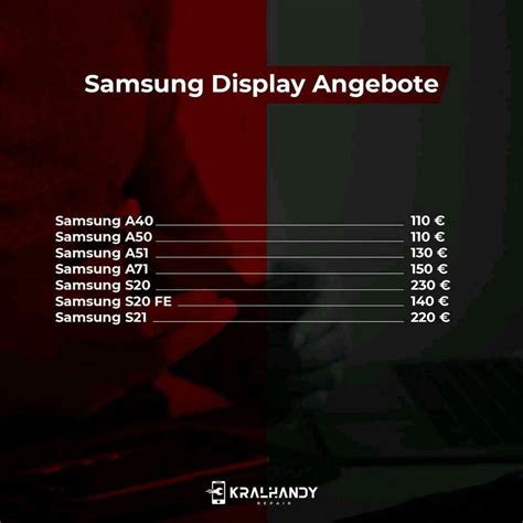 Samsung Display Reparatur Preise In Nürnberg Mittelfr Südstadt
