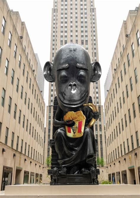 25 Foot Statue Unveiled In Nyc Rockefeller Center To Honor African