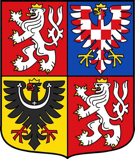 Stylised Coat Of Arms Of The Czech Republic Revised Version Rheraldry