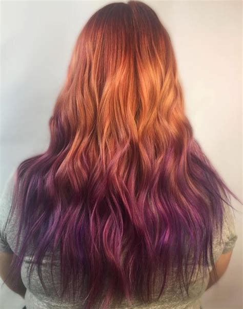 Purple Ombre Hair Ideas Plum Lilac Lavender And Violet