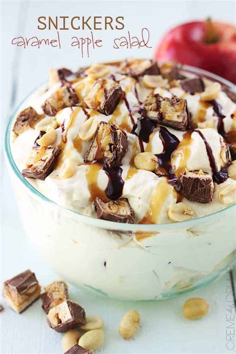 Snickers caramel apple salad video the country cook. Snickers Caramel Apple Salad | The Recipe Critic