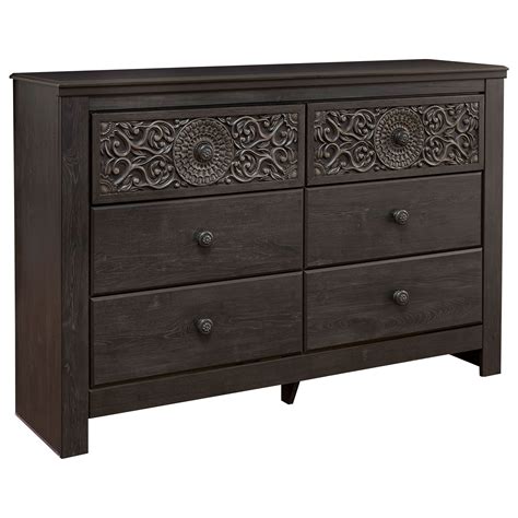 Signature Design By Ashley Paxberry Dresser With Carved Drawer Fronts