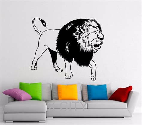 Buy Lion Wall Decal Vinyl Stickers African Wild Cat
