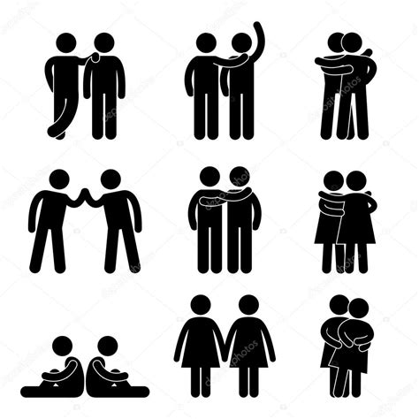 Gay Lesbian Heterosexual Icon Concept Pictogram Symbol Stock Vector By ©leremy 8500509