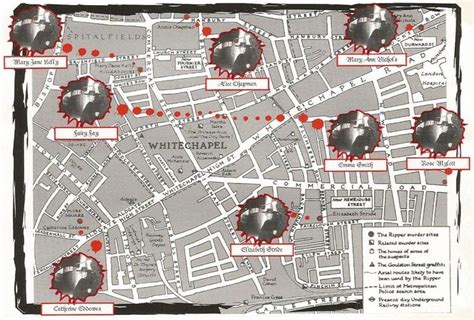Jack The Ripper Use This Map During A Walking Tour Complete 2014