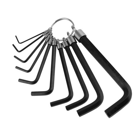 Allen Key Wrench Set 15mm 6mm With Keyring 8 Piece Metric Hex