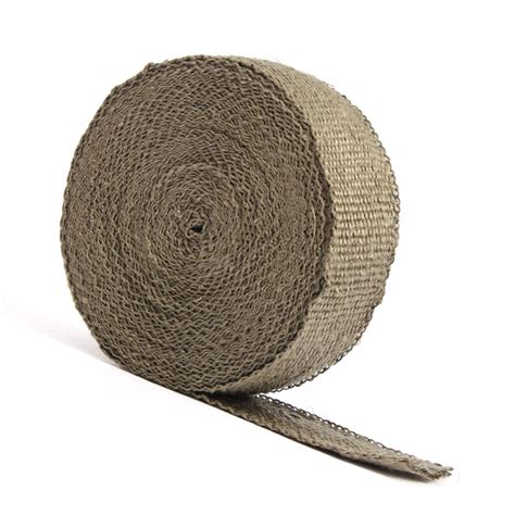 Solutions d'aménagement intérieur et d'isolation thermique et acoustique des bâtiments. U Bande Thermique Tissu Collecteur Echappement Isolant Haute Température Fibre Verre 5cm x15m ...