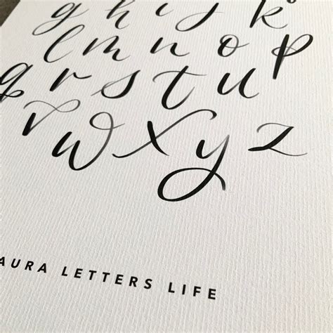 Free Printable Calligraphy Letters Lettering Practice Skillshare